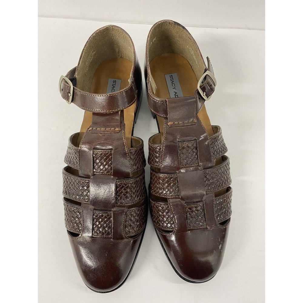 Stacy Adams brown leather casual shoe 12 M - Picture 2 of 7